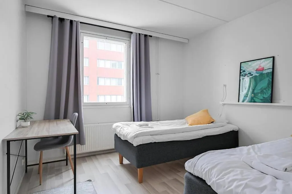 Kotimaailma- Valoisa Kaksio Jopa Viidelle Apartment Helsinki Finland